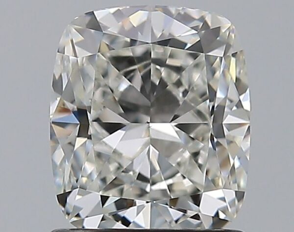 1.3 Carat, Natural White, Cushion Brilliant Diamond ~ I Colour, VS1 Clarity