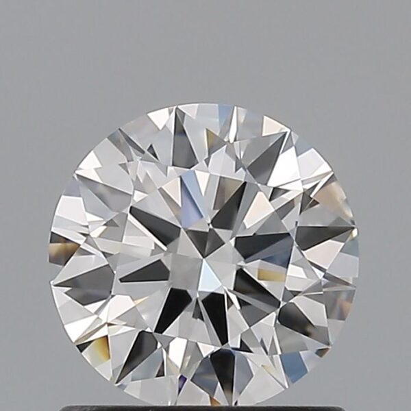 0.77 Carat, Natural White, Round Diamond ~ F Colour, IF Clarity