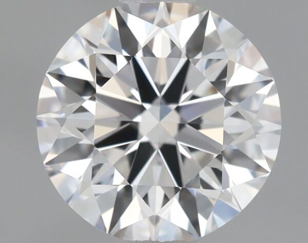 0.85 Carat, Natural White, Round Diamond ~ F Colour, VVS2 Clarity