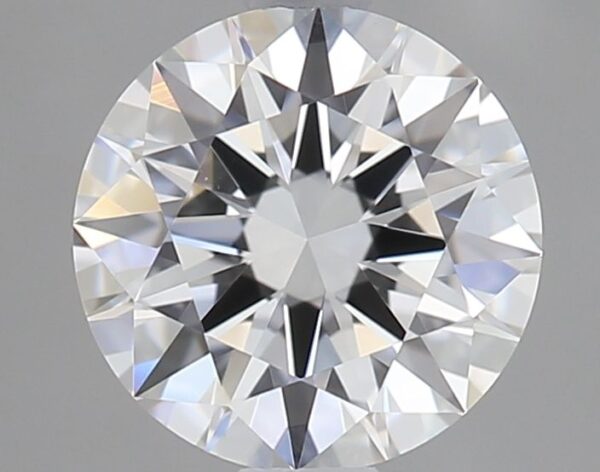 0.55 Carat, Natural White, Round Diamond ~ F Colour, VVS1 Clarity