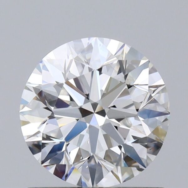 1 Carat, Natural White, Round Diamond ~ F Colour, SI1 Clarity