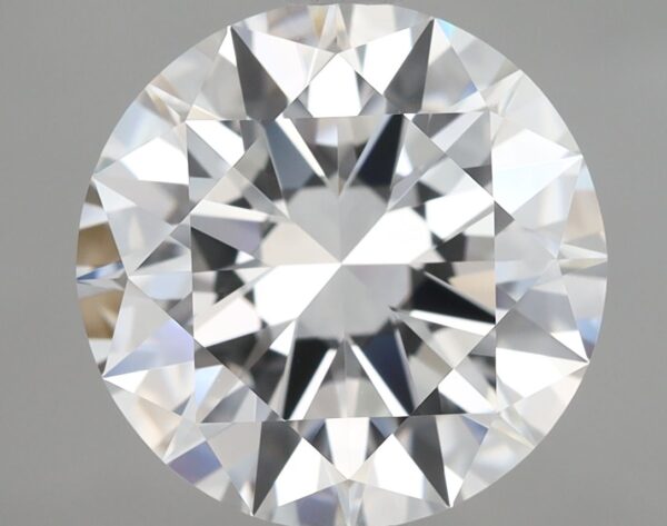 2.8 Carat, Natural White, Round Diamond ~ E Colour, VVS1 Clarity