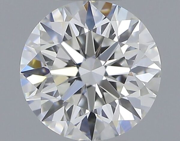 0.62 Carat, Natural White, Round Diamond ~ F Colour, VS2 Clarity