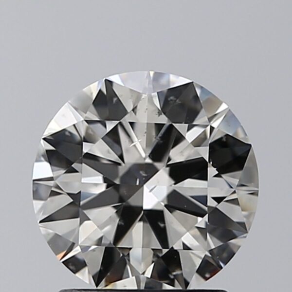 1.5 Carat, Natural White, Round Diamond ~ F Colour, SI1 Clarity