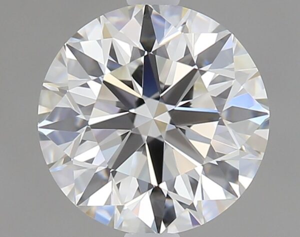 1.09 Carat, Natural White, Round Diamond ~ H Colour, IF Clarity