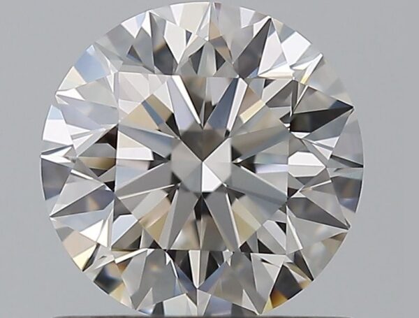 0.92 Carat, Natural White, Round Diamond ~ H Colour, VVS1 Clarity