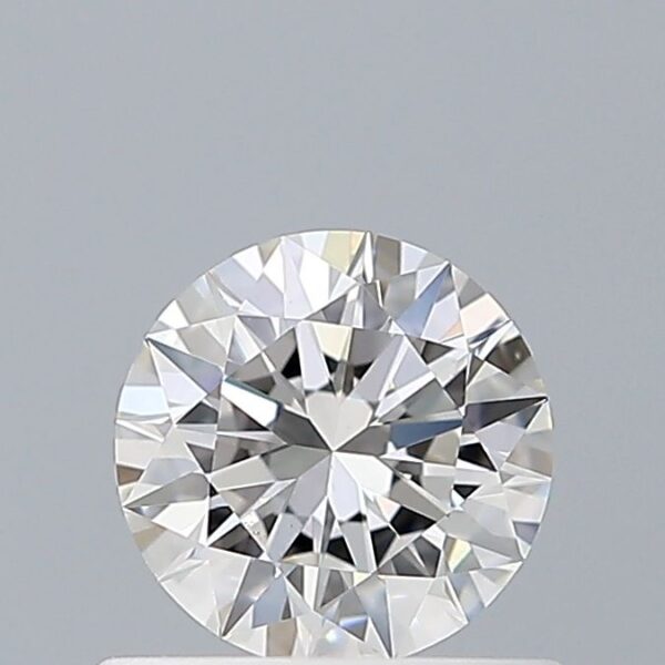 0.53 Carat, Natural White, Round Diamond ~ E Colour, VS1 Clarity