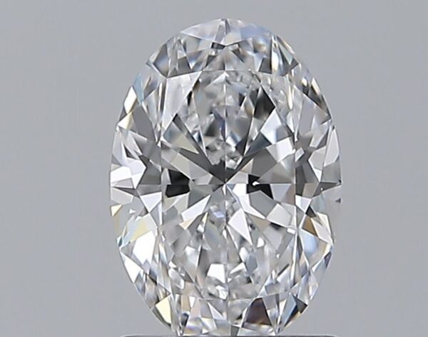 1.03 Carat, Natural White, Oval Diamond ~ D Colour, VVS2 Clarity