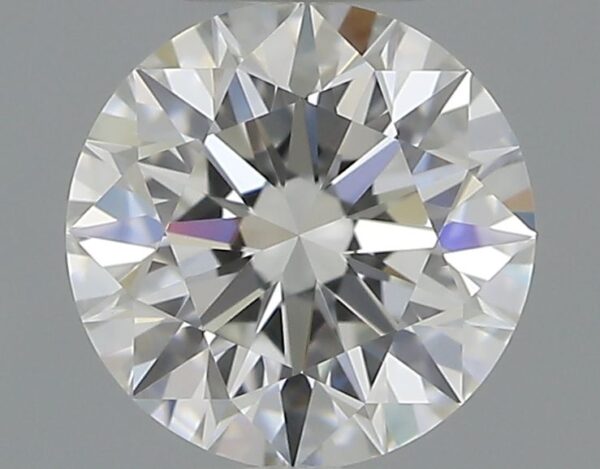 0.53 Carat, Natural White, Round Diamond ~ F Colour, VS1 Clarity