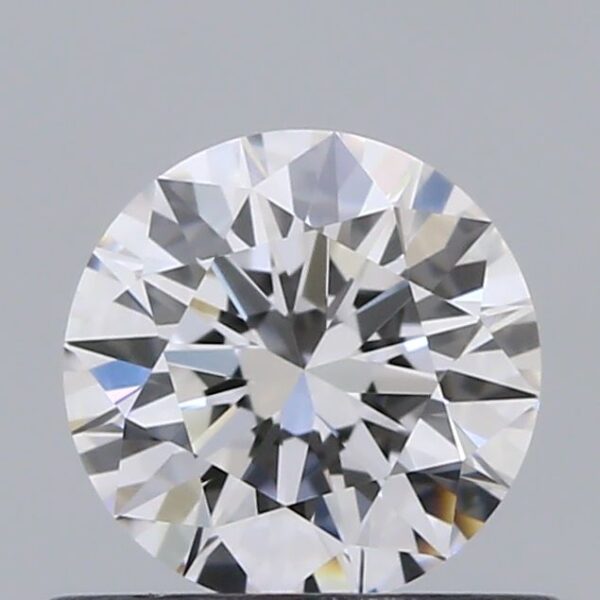 0.52 Carat, Natural White, Round Diamond ~ E Colour, IF Clarity