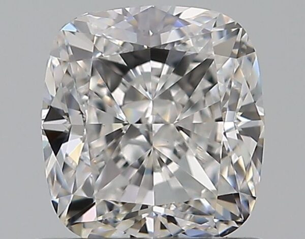 0.85 Carat, Natural White, Cushion Brilliant Diamond ~ E Colour, VVS2 Clarity