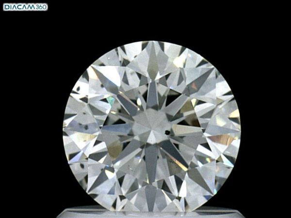 0.92 Carat, Natural White, Round Diamond ~ F Colour, SI1 Clarity