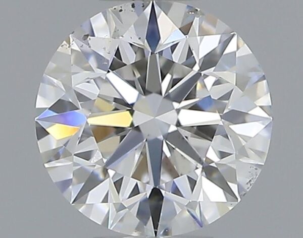 0.7 Carat, Natural White, Round Diamond ~ E Colour, SI1 Clarity