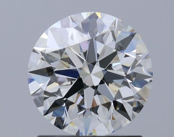 1.31 Carat, Natural White, Round Diamond ~ I Colour, VVS2 Clarity