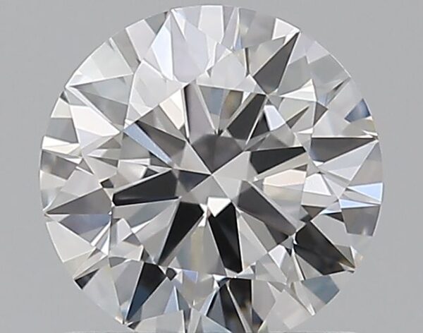 0.85 Carat, Natural White, Round Diamond ~ E Colour, VVS1 Clarity