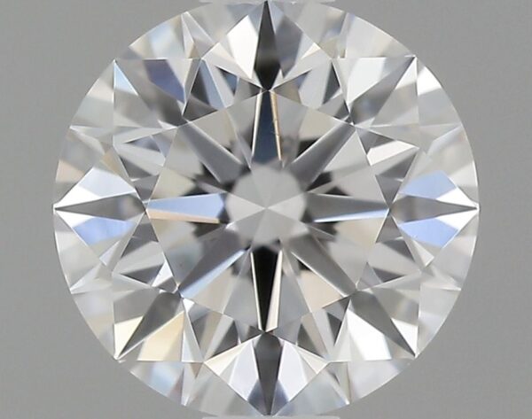 0.62 Carat, Natural White, Round Diamond ~ E Colour, VS1 Clarity