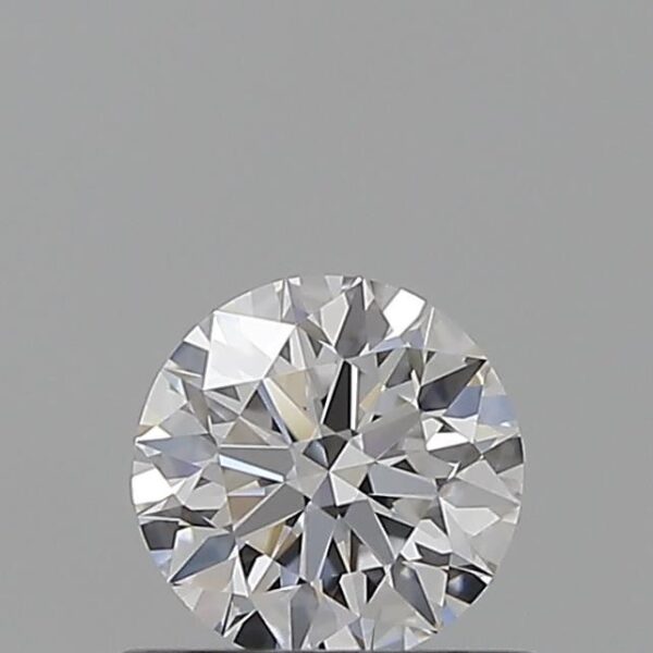 0.5 Carat, Natural White, Round Diamond ~ D Colour, VVS1 Clarity