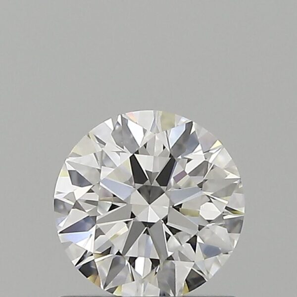 0.74 Carat, Natural White, Round Diamond ~ D Colour, IF Clarity