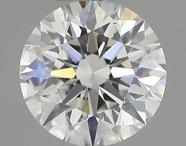 0.55 Carat, Natural White, Round Diamond ~ G Colour, VS2 Clarity