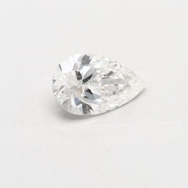 1.51 Carat, Natural White, Pear Diamond ~ H Colour, SI1 Clarity