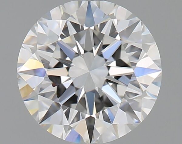 1.51 Carat, Natural White, Round Diamond ~ E Colour, VS2 Clarity