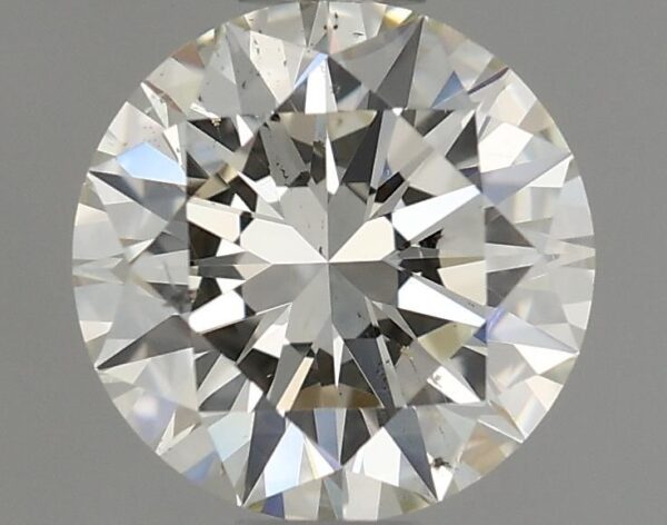 0.71 Carat, Natural White, Round Diamond ~ J Colour, SI1 Clarity