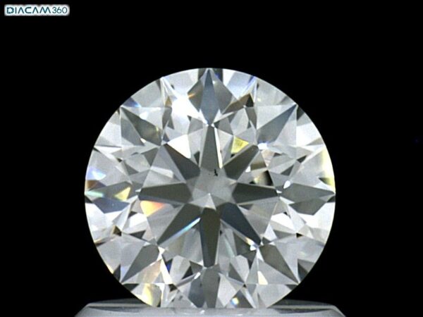 0.85 Carat, Natural White, Round Diamond ~ E Colour, VS1 Clarity