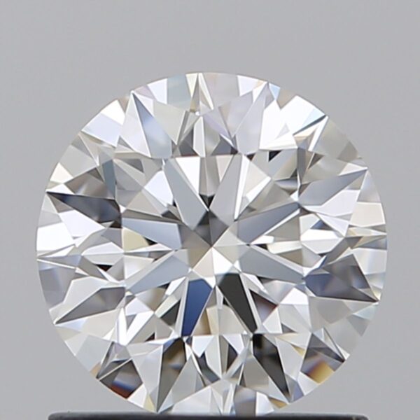 1.06 Carat, Natural White, Round Diamond ~ F Colour, VVS1 Clarity