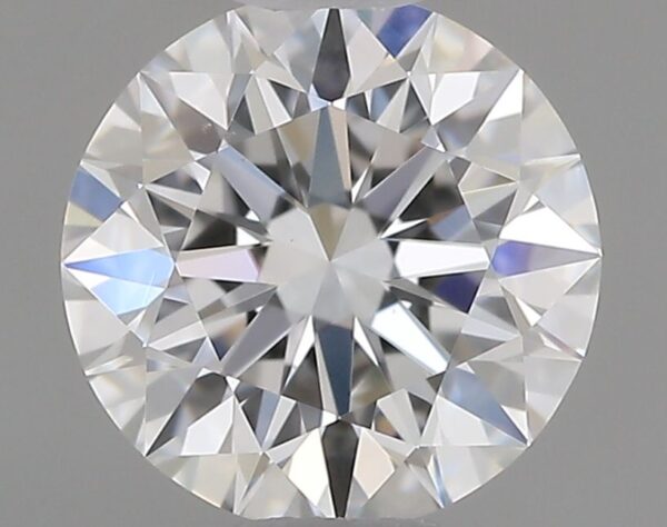 0.57 Carat, Natural White, Round Diamond ~ E Colour, VS1 Clarity