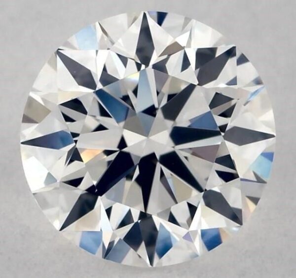 0.7 Carat, Natural White, Round Diamond ~ F Colour, VVS1 Clarity