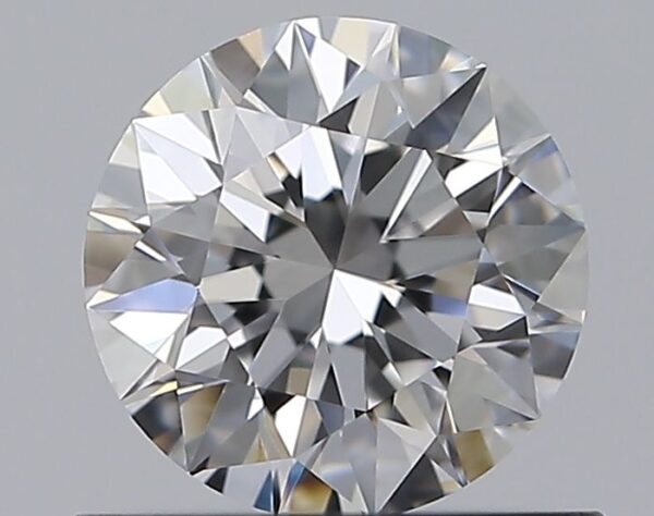 0.66 Carat, Natural White, Round Diamond ~ E Colour, VVS1 Clarity