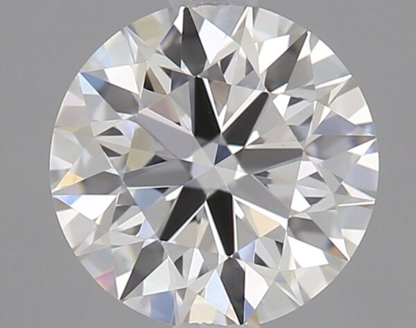 0.54 Carat, Natural White, Round Diamond ~ H Colour, VS1 Clarity