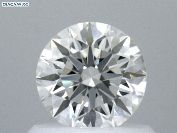 0.74 Carat, Natural White, Round Diamond ~ H Colour, VVS1 Clarity