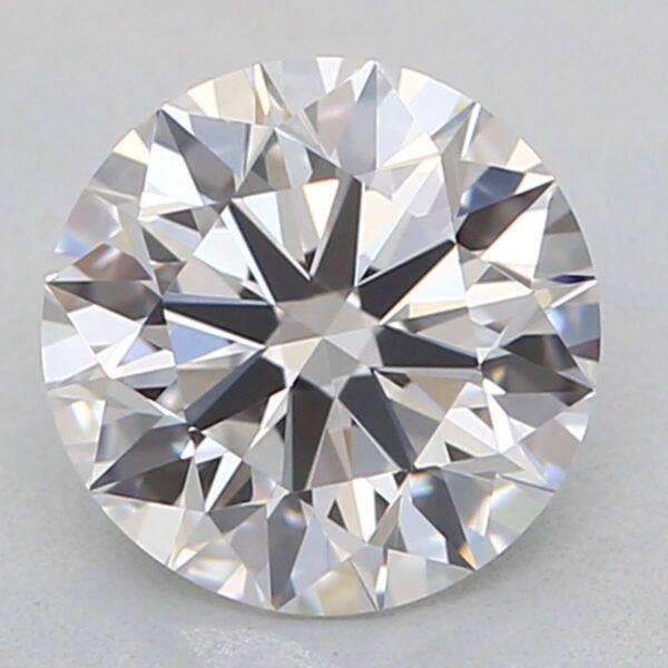 0.7 Carat, Natural White, Round Diamond ~ D Colour, IF Clarity