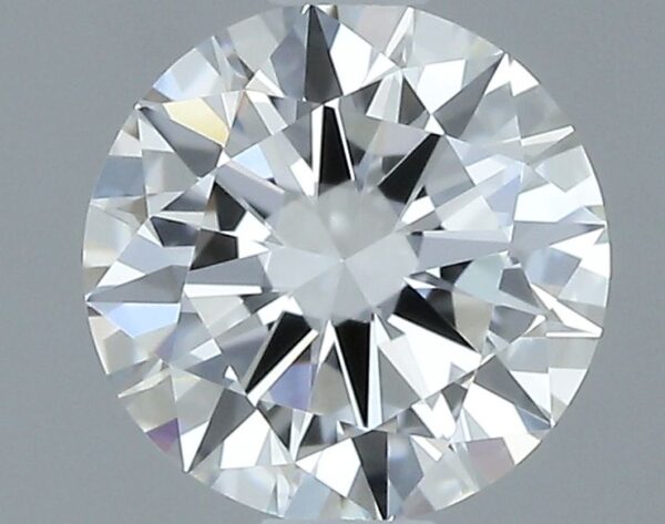 0.6 Carat, Natural White, Round Diamond ~ E Colour, VVS1 Clarity