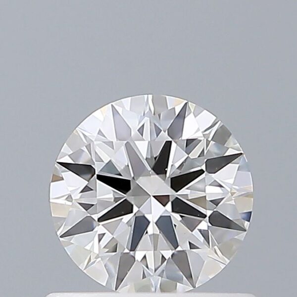 0.58 Carat, Natural White, Round Diamond ~ D Colour, VS1 Clarity