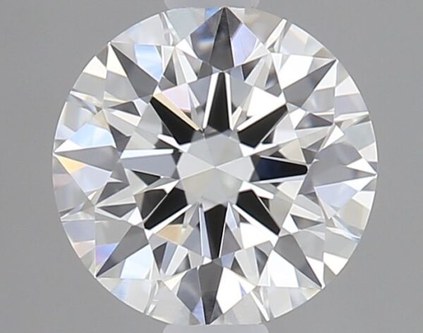 0.5 Carat, Natural White, Round Diamond ~ F Colour, IF Clarity