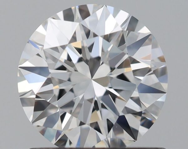 0.9 Carat, Natural White, Round Diamond ~ G Colour, VVS1 Clarity