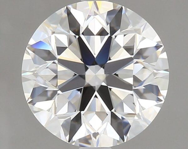 2.01 Carat, Natural White, Round Diamond ~ D Colour, VVS1 Clarity