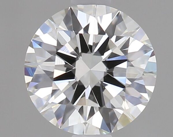 0.51 Carat, Natural White, Round Diamond ~ H Colour, VVS2 Clarity