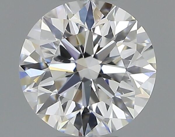 0.7 Carat, Natural White, Round Diamond ~ D Colour, SI1 Clarity