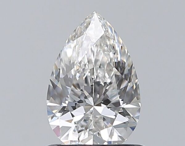 0.7 Carat, Natural White, Pear Diamond ~ E Colour, VS1 Clarity