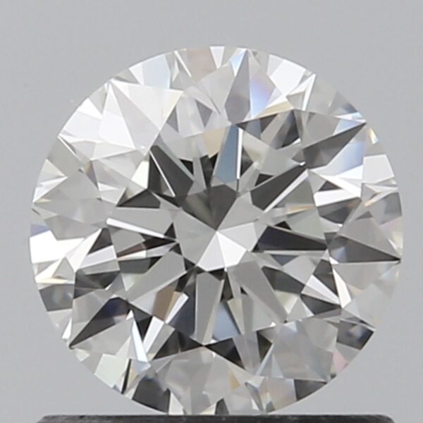 0.81 Carat, Natural White, Round Diamond ~ H Colour, VVS2 Clarity