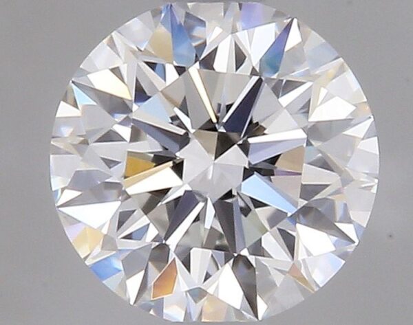 0.53 Carat, Natural White, Round Diamond ~ E Colour, IF Clarity