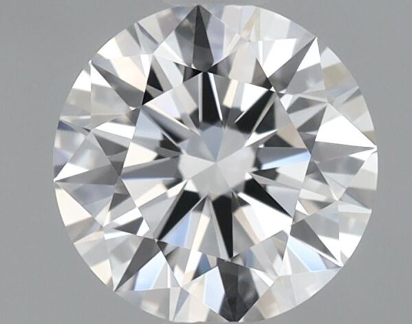 0.83 Carat, Natural White, Round Diamond ~ D Colour, IF Clarity