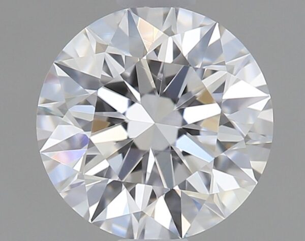 0.72 Carat, Natural White, Round Diamond ~ D Colour, VS1 Clarity