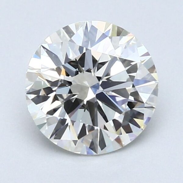 1.34 Carat, Natural White, Round Diamond ~ J Colour, VVS2 Clarity