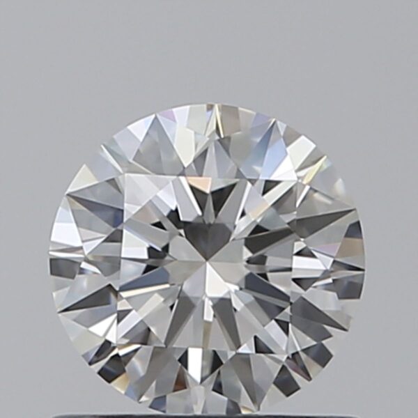 0.63 Carat, Natural White, Round Diamond ~ F Colour, VVS1 Clarity