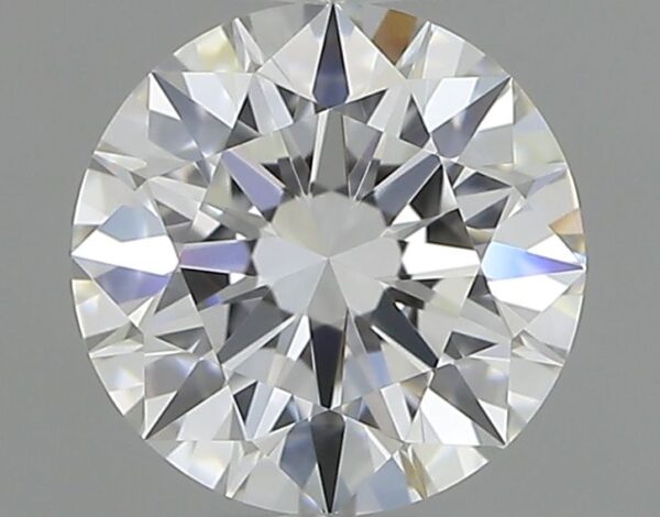 0.61 Carat, Natural White, Round Diamond ~ E Colour, VVS2 Clarity