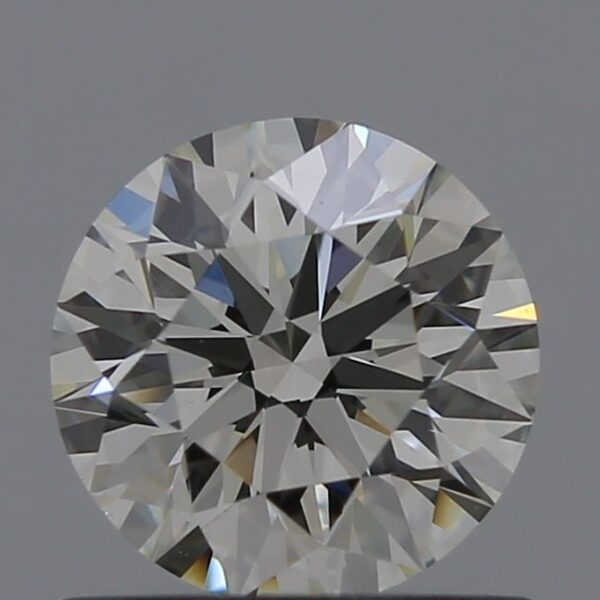 0.7 Carat, Natural White, Round Diamond ~ J Colour, VVS2 Clarity